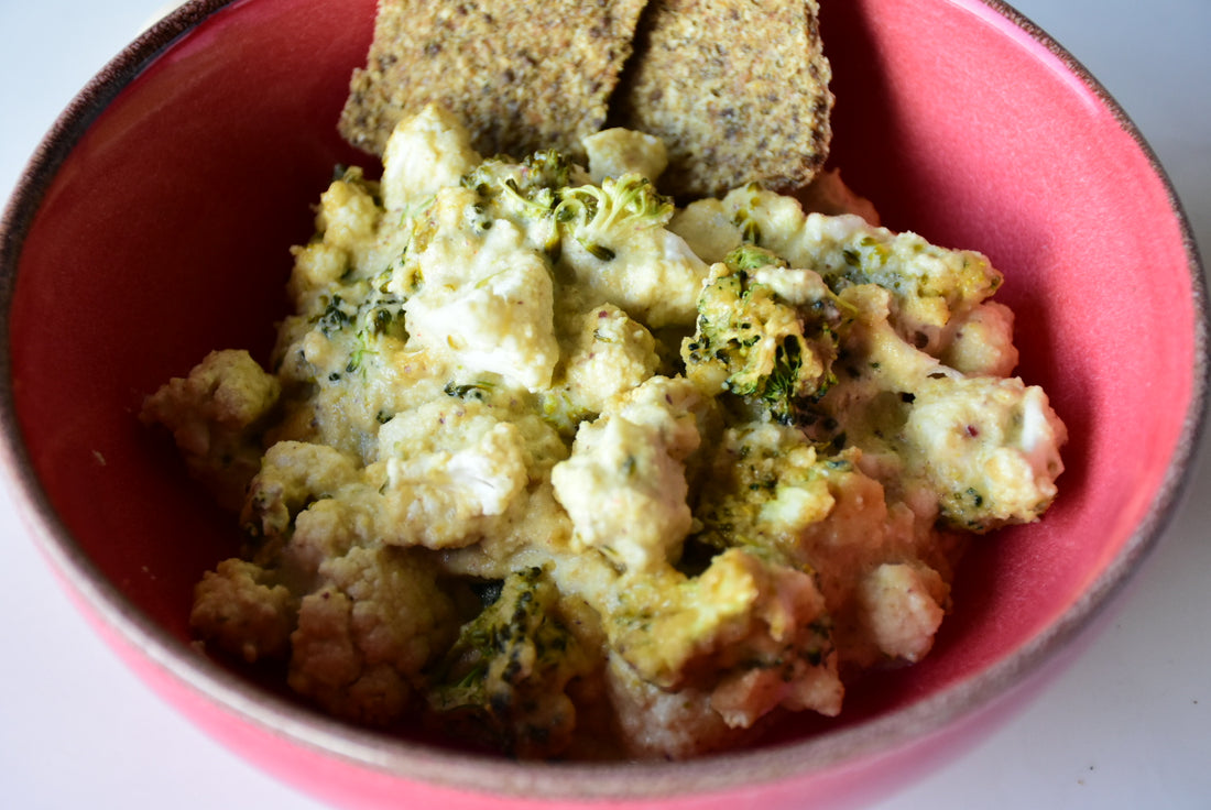 Tempura de coliflor y brócoli