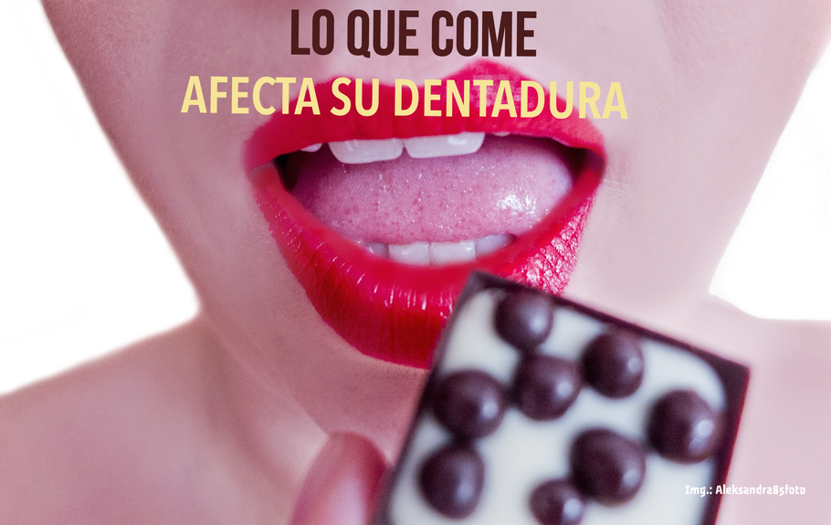 Lo que usted come afecta su dentadura