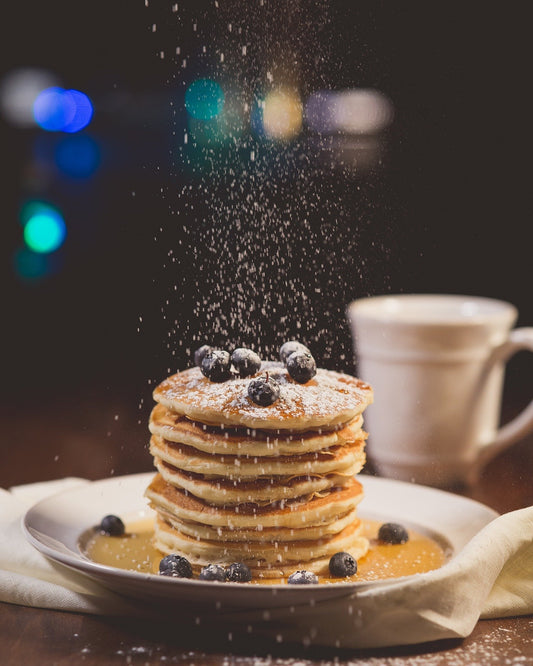 Pancakes de harina de almendras y coco